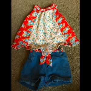 Matching short and tank set